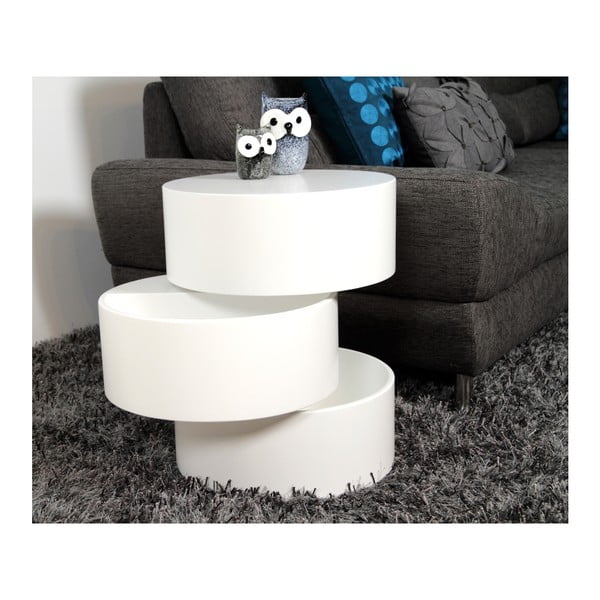 Bijeli stolić za kavu Actona Pop, ⌀ 40 cm-image-4