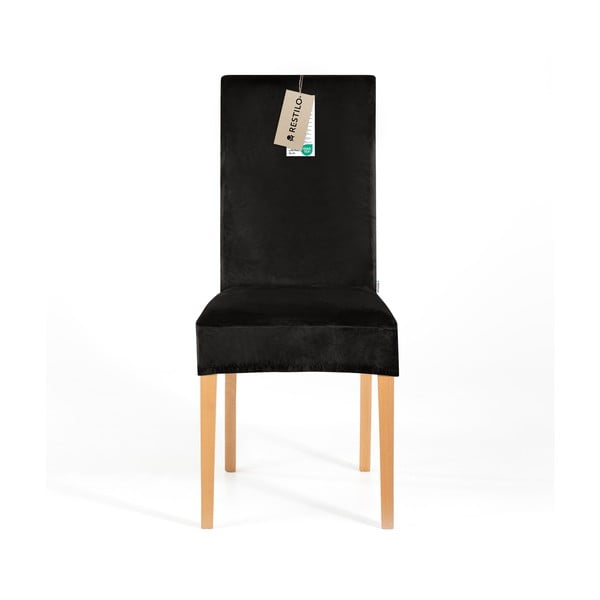 Crna rastezljiva presvlaka za stolicu 48 cm Sento – Restilo