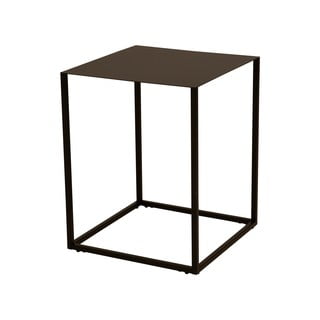 Crni metalni sklopivi stol Canett Lite, 40 x 40 cm