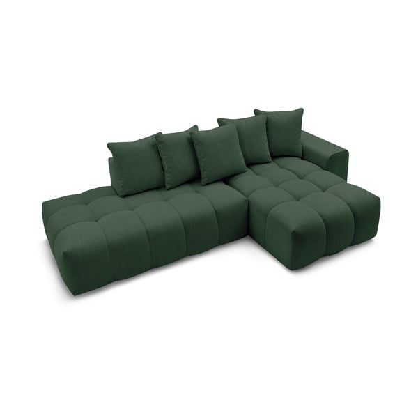 Zelena kutna garnitura (desni kut) Mont-Blanc - Bobochic Paris-image-4