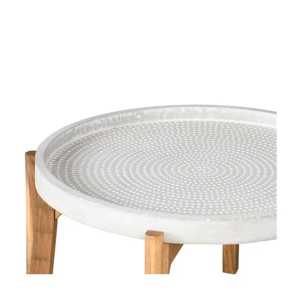 Vrtni stol sa sivom betonskom pločom Bonami Selection Bari, ø 70 cm-image-2