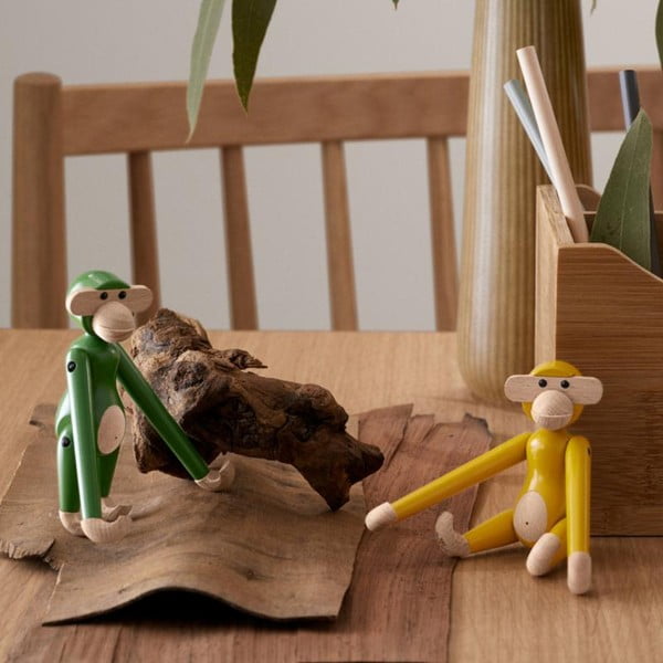 Kipić od masivnog drveta (visina 9,5 cm) Monkey Mini – Kay Bojesen Denmark-image-2