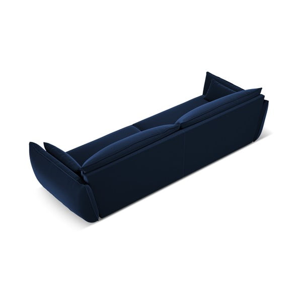 Tamno plava baršunasta sofa 248 cm Vanda – Mazzini Sofas-image-3