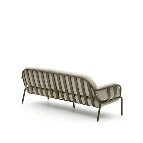 Svijetlo zelena vrtna sofa Joncols – Kave Home-image-3