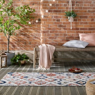 Siva vanjska staza 230x80 cm Flora - Flair Rugs