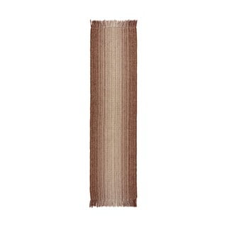 Crvena obostrana/ručno rađena staza od mješavine jute 60x230 cm Jute Ombre Red – Flair Rugs