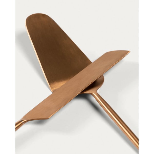 Set za serviranje torte 2 kom od nehrđajućeg čelika Kelda – Kave Home-image-2