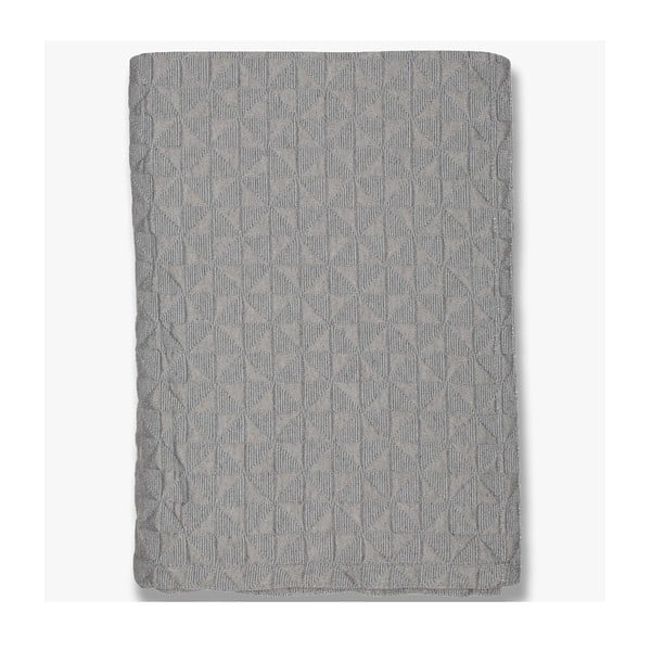 Svijetlo sivi prekrivač za bračni krevet 240x250 cm Butterfly - Mette Ditmer Denmark