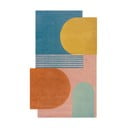 Plavi ručno rađen vunen tepih 150x240 cm Lozenge Bright Multi – Flair Rugs