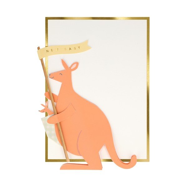 Čestitka Baby Kangaroo – Meri Meri-image-1