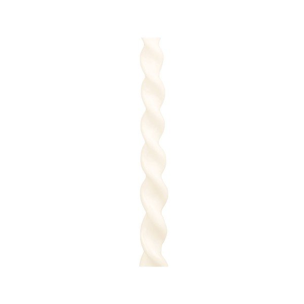 Set od 2 bijele svijeće od pčelinjeg voska PT LIVING Spiral-image-2