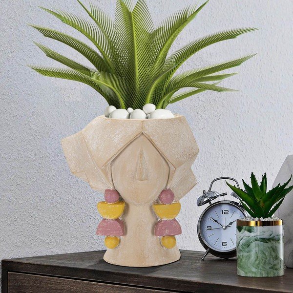 Bež vaza od polyresina 27 cm Elegant – Mauro Ferretti-image-1