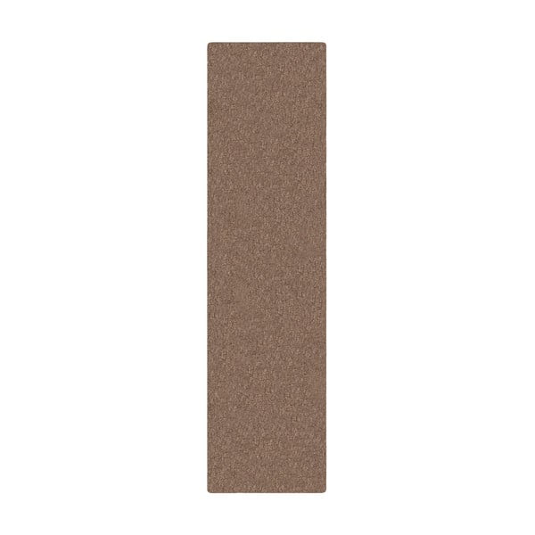 Smeđa staza od recikliranih vlakna 60x230 cm Velvet – Flair Rugs