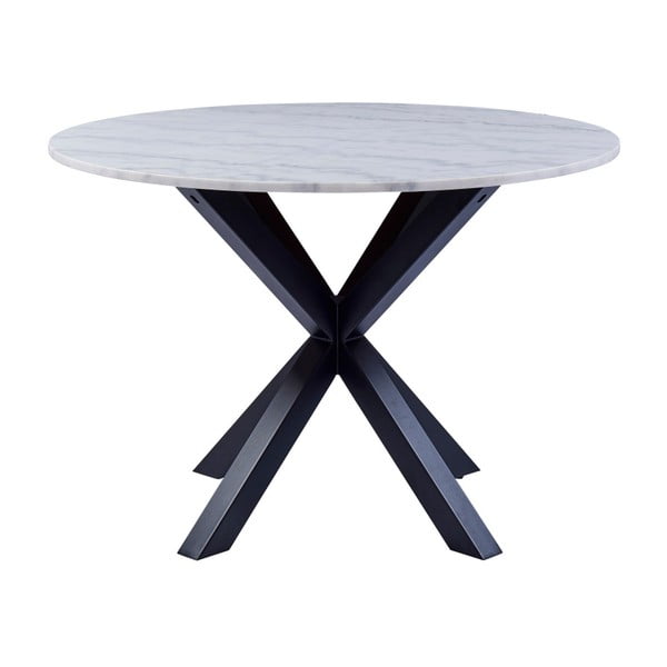Blagovaonski stol s mramornom pločom Actona Heaven, ⌀ 110 cm-image-2