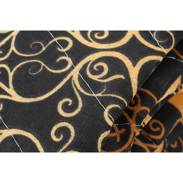 Set prošiveni prekrivač i 2 jastučnice Eponj Home Şehri-Ala Gold, 200 x 220 cm-image-1