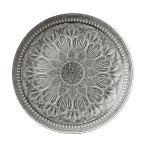 Ladelle Catalina sivi zemljani tanjur za posluživanje, ⌀ 33,5 cm