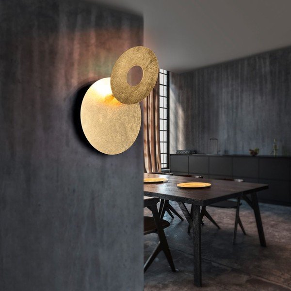 LED zidna lampa u zlatnoj boji Leano – Trio-image-4