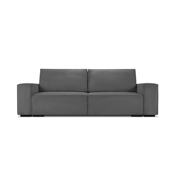Kauč na razvlačenje od tamnosivog samta Mazzini Sofas Azalea-image-2