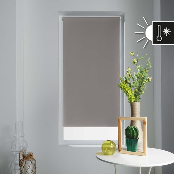 Svjetlo smeđe tekstilne rolete  90x180 cm Occult – douceur d'intérieur-image-2