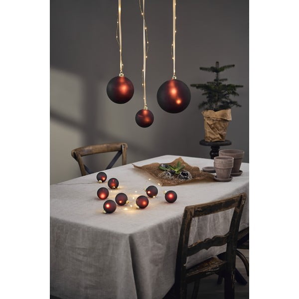 Bordo svjetlosni ukras s božićnim motivom ø 6 cm Bliss – Star Trading-image-3