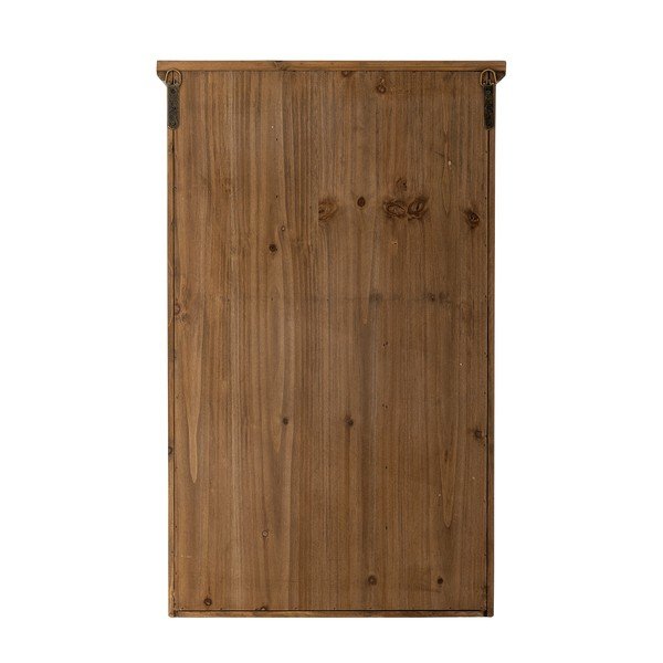 Zelena vitrina od masivne jele 13,5x80 cm Hazem – Bloomingville-image-4