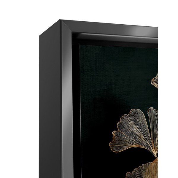 Tiskana slika s okvirom 60x80 cm Gold Ginkgo – Styler-image-4