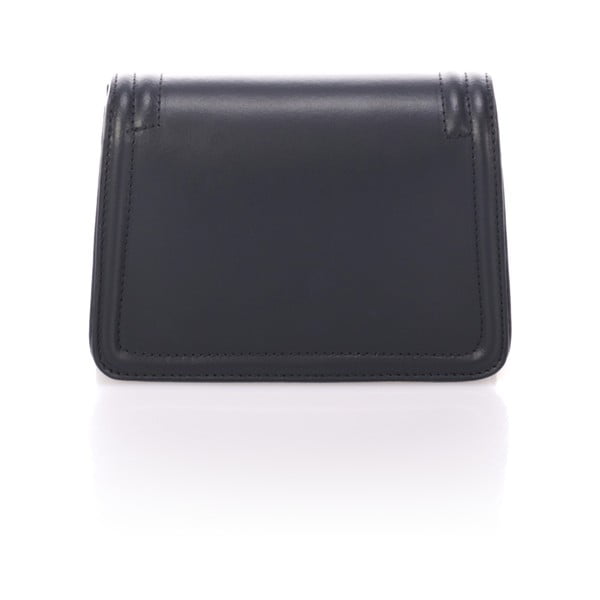 Crna kožna pismo torba Giorgio Costa Abelia-image-1