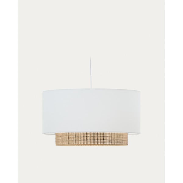 Bijelo/u prirodnoj boji tekstilno sjenilo ø 60 cm Erna – Kave Home-image-2