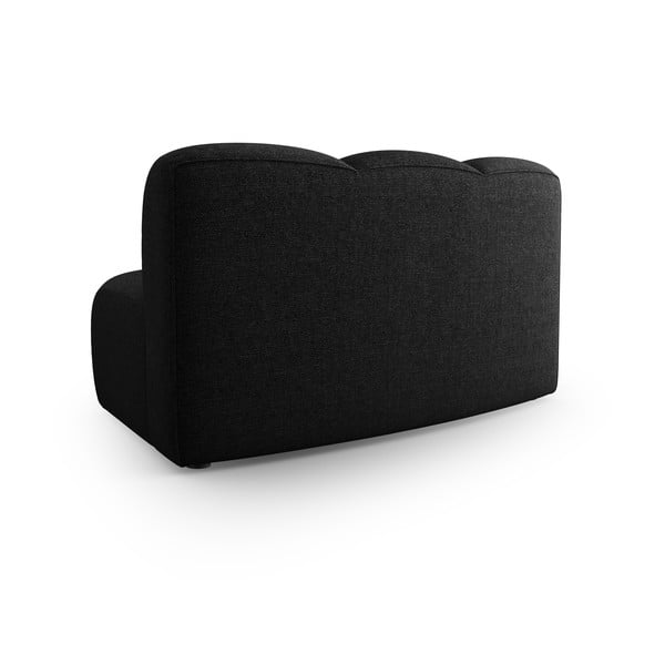 Crna/antracitno siva modularna sjedeća garnitura (srednji modul ) Lupine – Micadoni Home-image-3