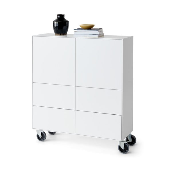 Bijela visoka komoda 91x103 cm Edge by Hammel - Hammel Furniture-image-3