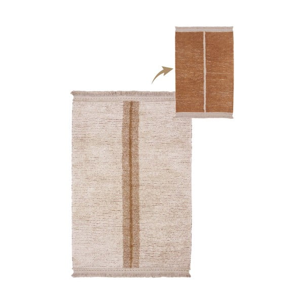 Ciglasti/bež pamučan tepih 170x240 cm Duetto Toffee – Lorena Canals-image-3