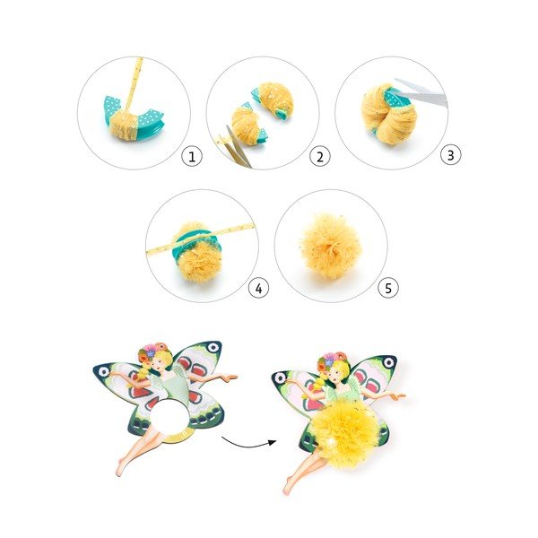Set za proizvodnju pompona Djeco Fairies-image-2