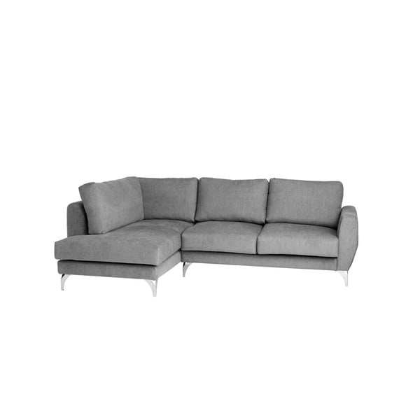 Siva trosjedna sofa s ležaljkom na lijevoj strani Custom Form Aragon