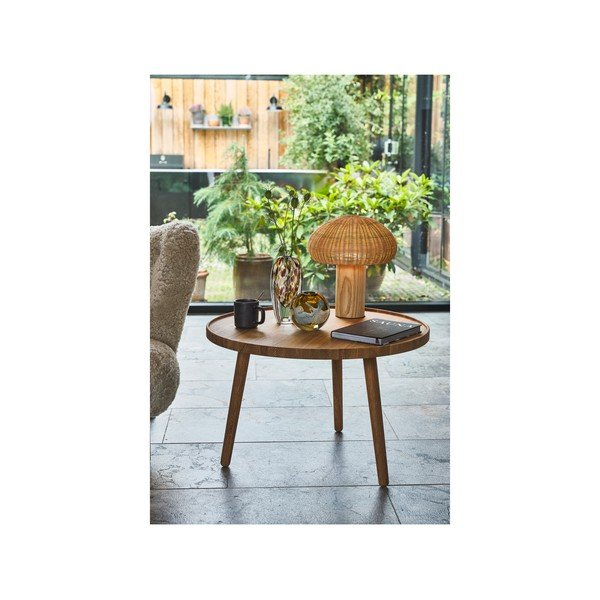 LED stolna lampa u prirodnoj boji sa sjenilom od ratana (visina 32 cm) – Villa Collection-image-4