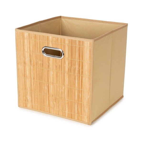 Bambusova košara za police 31x31x31 cm Anji – Compactor