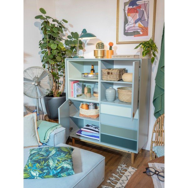 Svijetlozelena komoda Tom Tailor Color Box, 114 x 137 cm-image-1