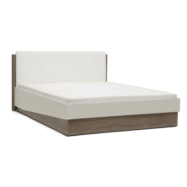 Bijeli bračni krevet Mazzini Kreveti Dodo, 180 x 200 cm