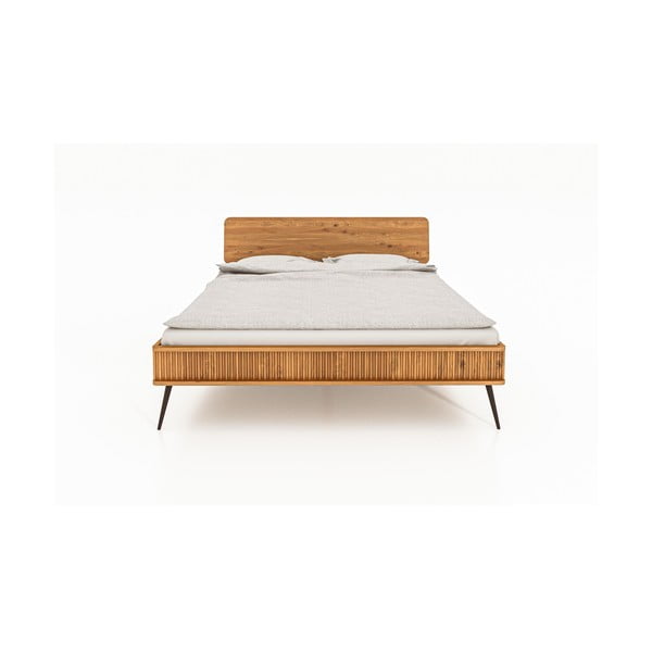 Bračni krevet od hrastovog drveta 160x200 cm Kula 1 - The Beds-image-3