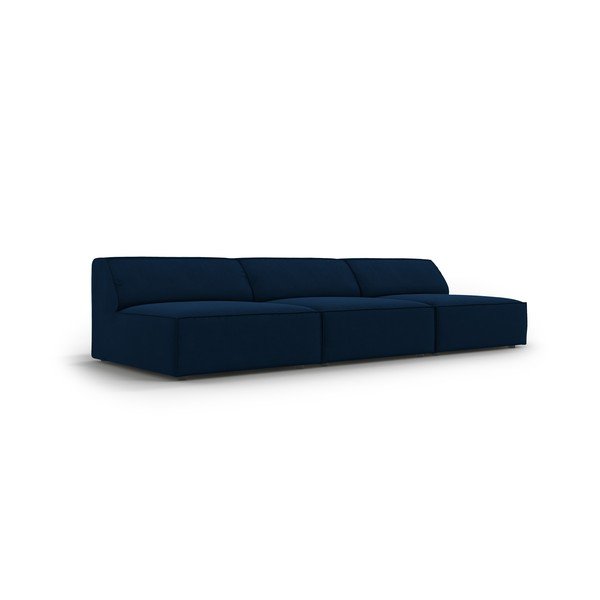 Tamno plava baršunasta sofa 240 cm Jodie – Micadoni Home-image-3