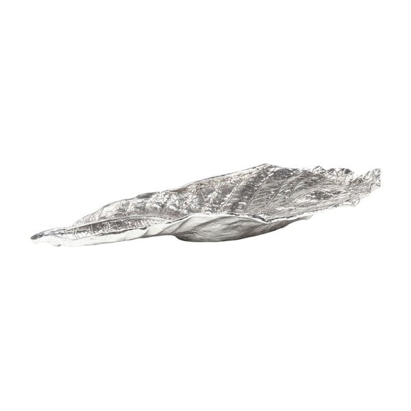 Ukrasni list u srebrnoj boji Kare Design Bowl Leaf