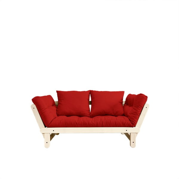 Sofa na razvlačenje Karup Beat Natural / Red