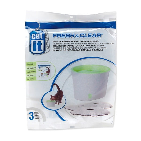 Filteri za pojilice u setu 3 kom za mačke Catit Fresh&Clear – Plaček Pet Products