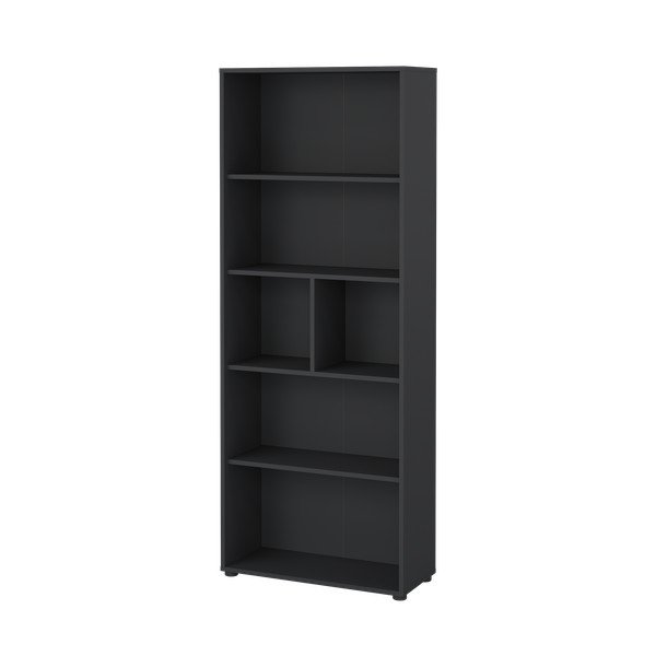 Antracitno siva biblioteka 80x205 cm Sign – Tvilum-image-3