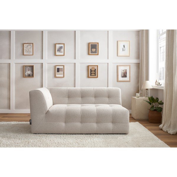Bež sofa modul (lijevi kut) Kleber - Bobochic Paris-image-1
