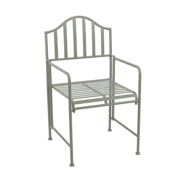 Zelena metalna vrtna stolica Verdant Voyage – Esschert Design-image-1