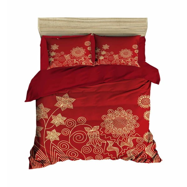 Božićna posteljina za bračni krevet sa Regina plahtama, 160 x 220 cm