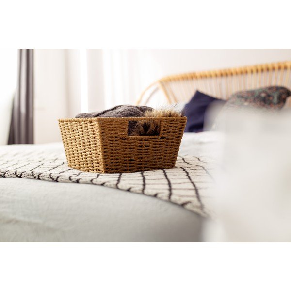 Svjetlosmeđa košarica za pohranu Compactor Parejo-image-3