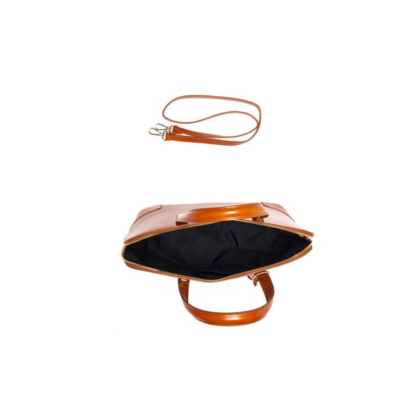 Kožna torbica Luisa Vanini 364 Cognac-image-2