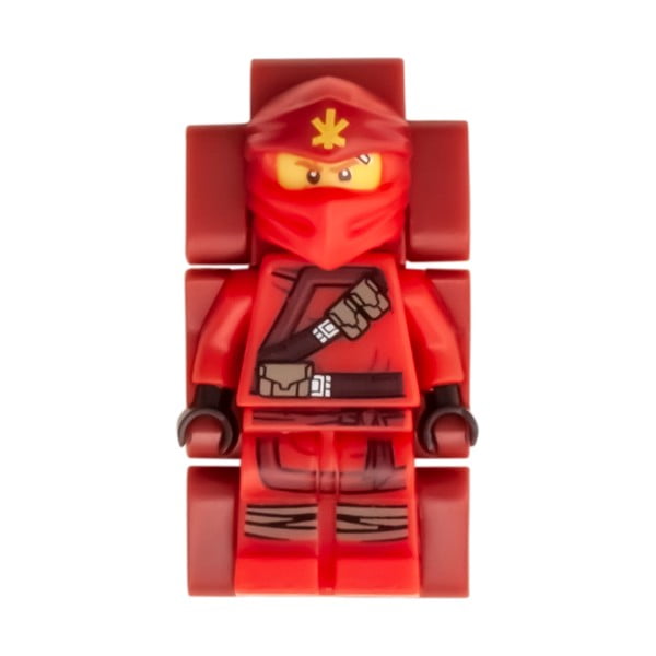 Crveni ručni sat s sklopivim remenom i minifiguricom LEGO® NINJAGO Kai-image-3