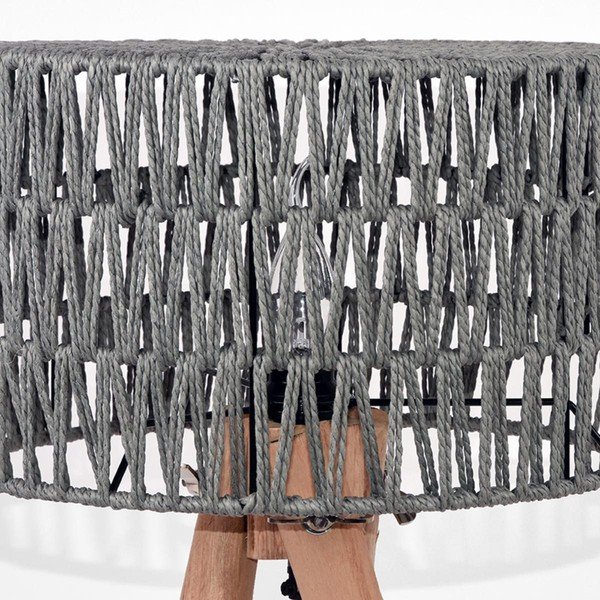 Siva stolna lampa od drveta manga LABEL51 Stripe-image-2